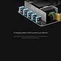 Orico Multi charger docking station 40W 5 Port USB charging station - White