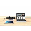 Orico USB power strip with six sockets and five USB charging ports - Incl. on / off switch - Black