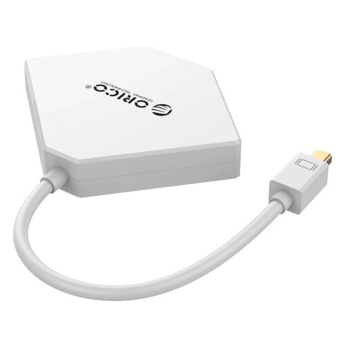 Orico Mini DisplayPort to HDMI, DVI and VGA Adapter - Full HD - White