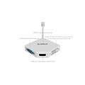 Orico Mini DisplayPort zu HDMI, DVI und VGA Adapter - Full HD - Weiß