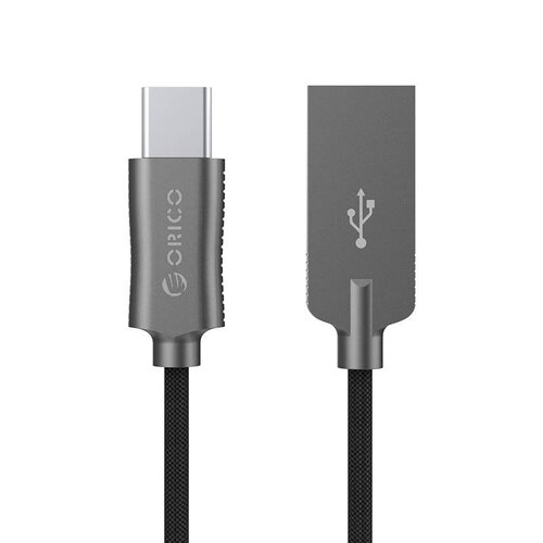 Orico Type-C charging and data cable - 2.4A - Woven denim fabric - cable length: 1 meter - Black