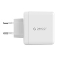 Orico Dual USB lader - reis/thuislader met 2x USB-laadpoorten – IC chip - 15W - Wit