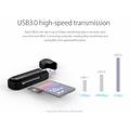 Orico USB3.0 Card Reader for TF & SD Memory Cards - OTG function - 5Gbps - Black