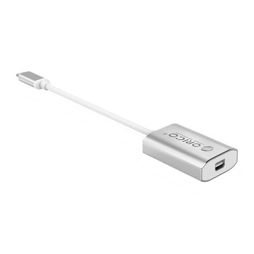 Orico Aluminium USB-C zu Mini DisplayPort Adapter - 4K Ultra HD bei 60Hz - für MacBook, Mi NoteBook Air, Huawei MateBook und Lenovo YOGA - Mac Style - 15CM Kabel - Silber