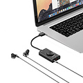 Orico External sound card with volume control - stereo and audio - => 80 dB - black