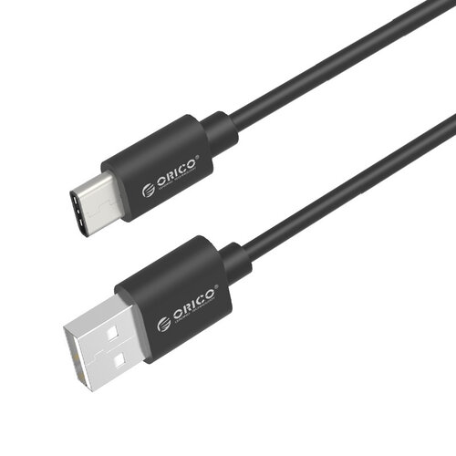 USB-A naar USB-C laadkabel 2.4A - 15 cm - Zwart