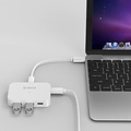 Orico USB3.0 type-C hub naar 2 x USB-A en 2x USB-C - Wit