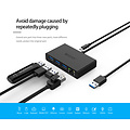 Orico Orico USB 3.0 Hub mit 3 USB-A-Anschlüssen und Gigabit-Ethernet-Anschluss