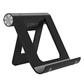 Orico Smartphone and tablet stand for on the desk - 360 degrees rotatable - white / black