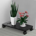Orico Computer floor stand trolley with wheels - brake - ABS - black