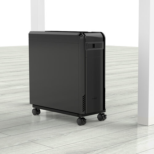 Orico Computer floor stand trolley with wheels - brake - ABS - black