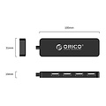 Orico Hub USB 2.0 avec 4 ports USB A - extra mince - noir