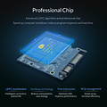 Orico 2.5 inch internal SSD 1TB - Troodon series - 3D NAND flash - Sky gray