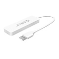 Orico USB 2.0 Hub met 4 USB A poorten - extra dun - wit