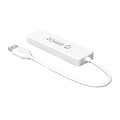 Orico USB 2.0 Hub met 4 USB A poorten - extra dun - wit