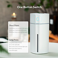 Humidifier suitable for in the car - dual mode - LED lighting - white