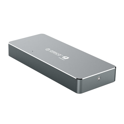 Thunderbolt™ 3 NVME M.2 SSD behuizing - 40Gbps - USB-C - Sky Grey