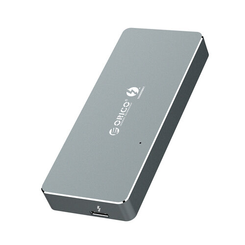Thunderbolt™ 3 NVME M.2 SSD behuizing - 40Gbps - USB-C - Sky Grey