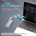 Thunderbolt 3 ™ NVME M.2 SSD Enclosure - 40Gbps - USB-C - Sky Gray