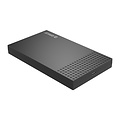 Boîtier de disque dur USB-C 2,5 pouces - Cache coulissant - Noir