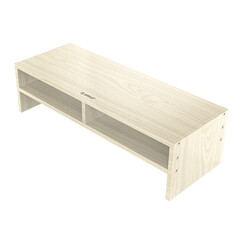 Support de moniteur avec deux compartiments de rangement - 50x20cm