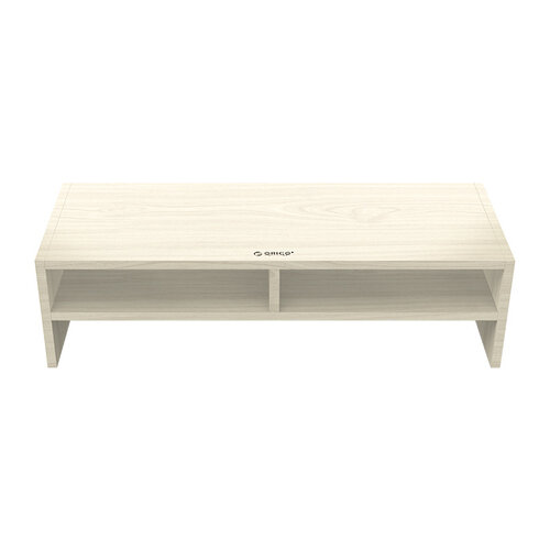 Support de moniteur avec deux compartiments de rangement - 50x20cm