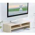 Support de moniteur avec deux compartiments de rangement - 50x20cm
