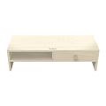 Monitor stand with drawer and storage compartment - 50x20cm