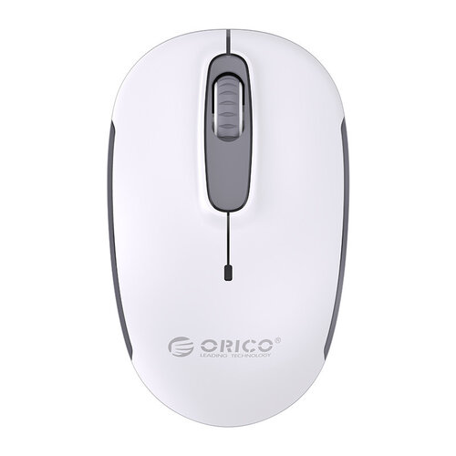 Wireless mouse with silent click - 2.4Ghz - incl. receiver - 2Mbps - white