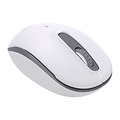 Wireless mouse with silent click - 2.4Ghz - incl. receiver - 2Mbps - white