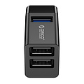 Mini-USB-Hub mit 3 USB-A-Anschlüssen - 5 Gbit/s - Plug and Play - Schwarz