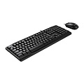 Optical mouse and keyboard - Multimedia keys - Cable 1.5m - QWERTY - black
