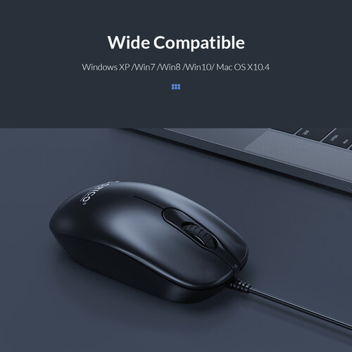 Optical mouse and keyboard - Multimedia keys - Cable 1.5m - QWERTY - black