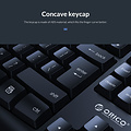 Optical mouse and keyboard - Multimedia keys - Cable 1.5m - QWERTY - black