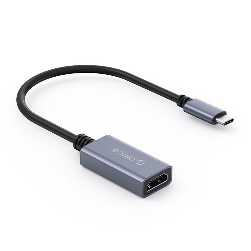 Adaptateur USB-C Vers HDMI 4K – Connexion Vidéo Ultra Nette Pour Ordinateur Portable, Aluminium/ABS