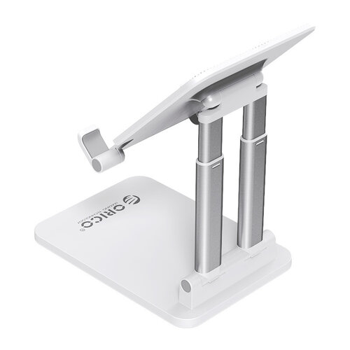 Foldable Tablet Stand - Ergonomic Design - White