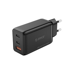 65Watt Fast charge power adapter with 2x USB-C and USB-A – GaN-Tech – Suitable for MacBook Pro