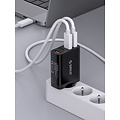 100W Fast Charge Netzteil 3x USB-C und USB-A – GaN-Tech – QC4.0 – Geeignet für Laptops