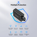 100W Fast Charge Netzteil 3x USB-C und USB-A – GaN-Tech – QC4.0 – Geeignet für Laptops