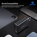 100W Fast Charge Netzteil 3x USB-C und USB-A – GaN-Tech – QC4.0 – Geeignet für Laptops