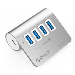 Aluminium 4-Port USB3.2 HUB 10Gbps