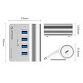 Orico HUB USB3.2 4 ports en aluminium 10 Gbit/s