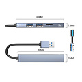 Orico HUB en aluminium USB-A vers USB 3.0 et TF