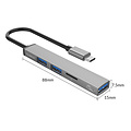 Orico Aluminium HUB USB-C zu USB 3.0 und TF