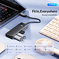 Orico USB-C Hub met 2x USB-A 3.0 1x USB-C en 1x PD - Wit