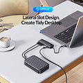 Orico USB-C Hub with 2x USB-A 3.0 1x USB-C and 1x PD - White