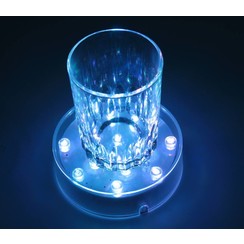 Plate-forme Multi Color LED 10cm autour