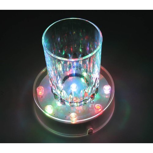 Plate-forme Multi Color LED 10cm autour