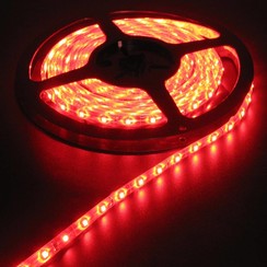 Red 5 Meter 60 LED 12 Volt orange PCB