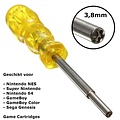 Screwdriver for 3.8mm Retro Consoles